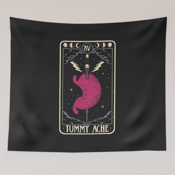 Item preview, Tummy Ache Tarot Card designed and sold by Rebalien.