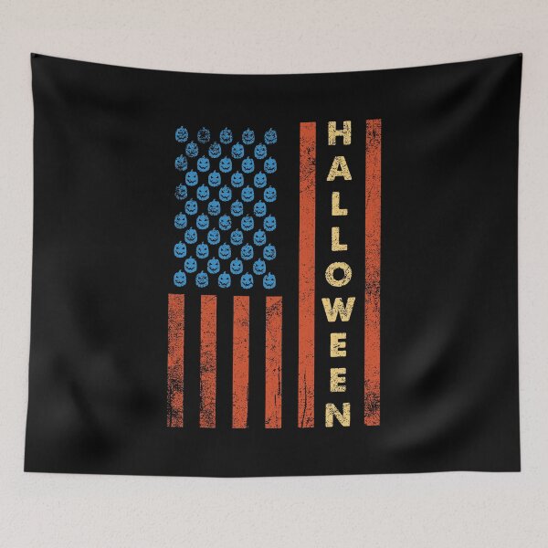 Item preview, Vintage Halloween Pumpkins - USA Flag designed and sold by Whimsical  Thinker.