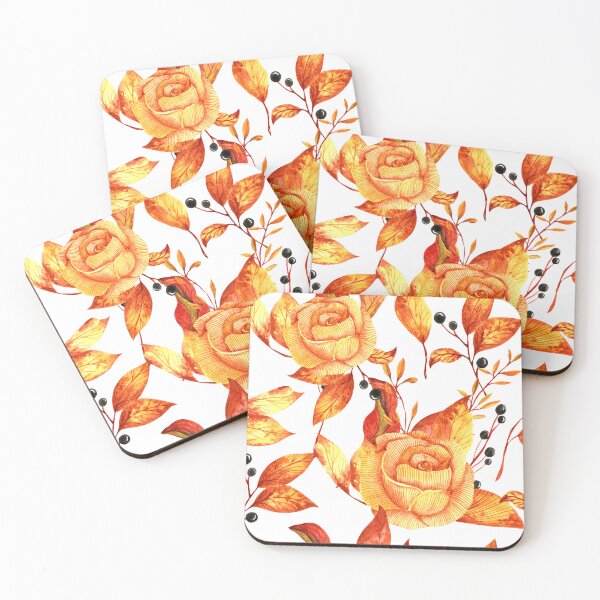 Item preview, Golden roses pattern designed and sold by pinkyfish1010.