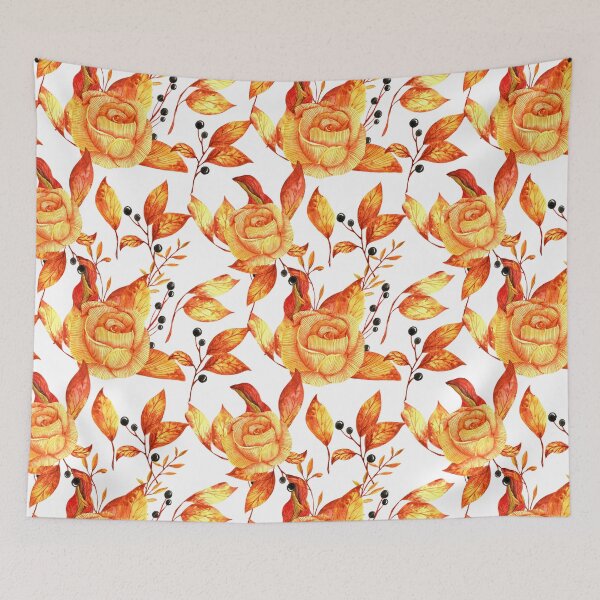 Item preview, Golden roses pattern designed and sold by pinkyfish1010.