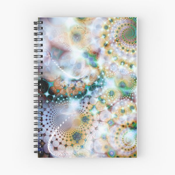 Item preview, Organic Kaleidoscope Fractal earth mother nature psychedelic fibonacci spiral geometric journey designed and sold by MisprintArt.