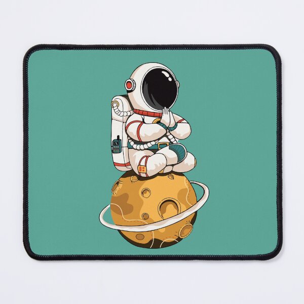 Item preview, Astronaut meditating on Saturn designed and sold by Egezinti.