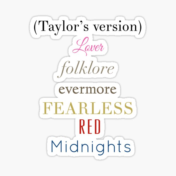 Item preview, taylor’s version albums  designed and sold by allisonmaritz.