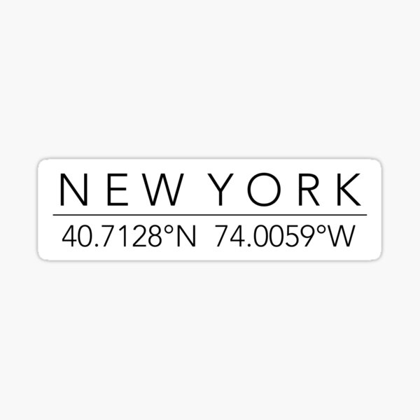 Aufkleber New York Flagge  Sticker decal autocollant pegatina