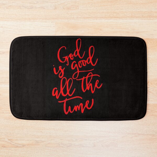 Item preview, God Is Good All the Time Red Black designed and sold by Rowena Jones.