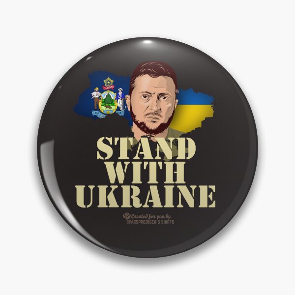 Artikelvorschau, Ukraine Maine Solidarität entworfen und verkauft von Spassprediger.