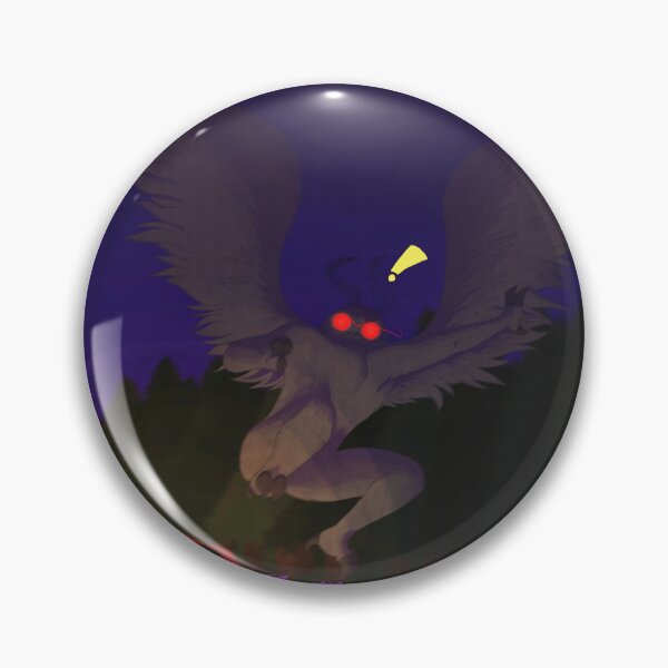 Item preview, The Mothman: "Watch out!" Cryptid Print Sticker designed and sold by JoItiks.