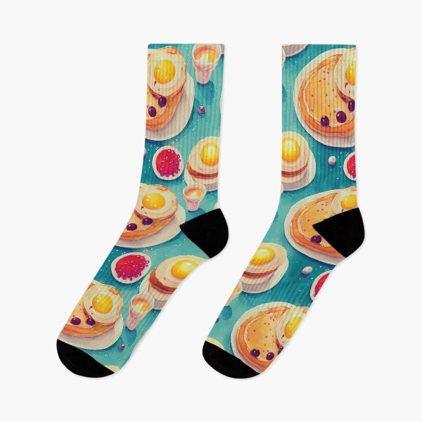 Item preview, Cute Food Pattern II Breakfast designed and sold by ARTIFLAVE.