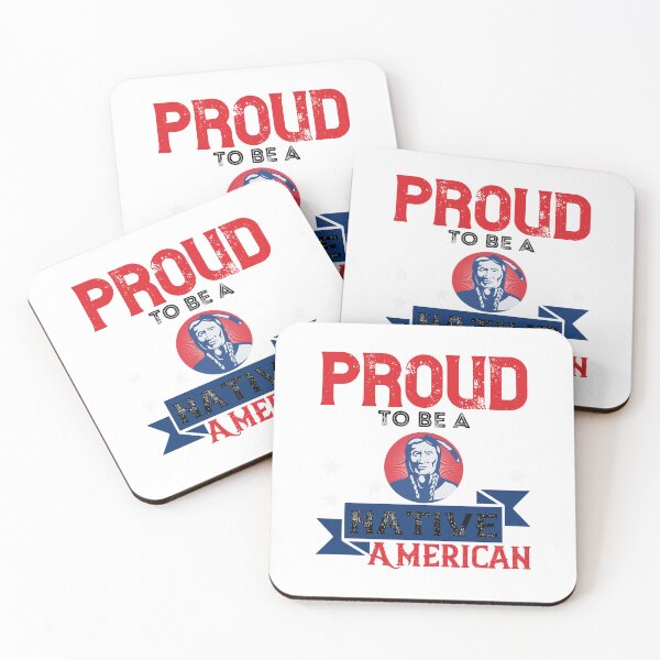 Item preview, Native America Heritage Month Proud To Be A Native American White Background designed and sold by RockBeeDesigns.