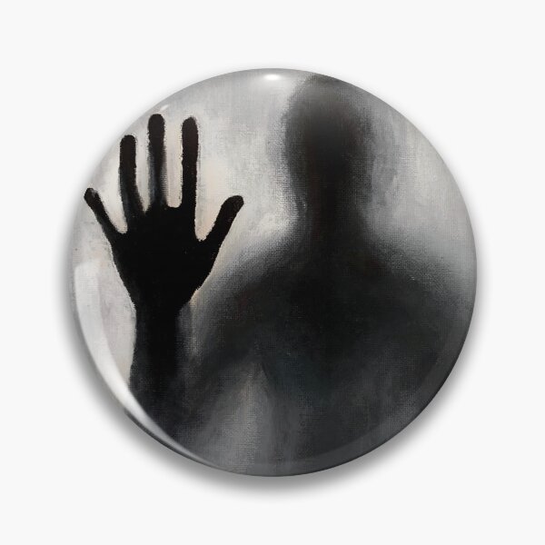 Item preview, Black and white shadow person in mirror  designed and sold by Sorbelloart.