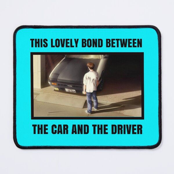 Item preview, Initial D - The car and driver bond designed and sold by MOTOSHIFT.