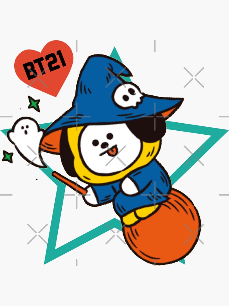 Bt21 Chimmy Halloween Sticker For Sale By Theclassic2 Redbubble 2678