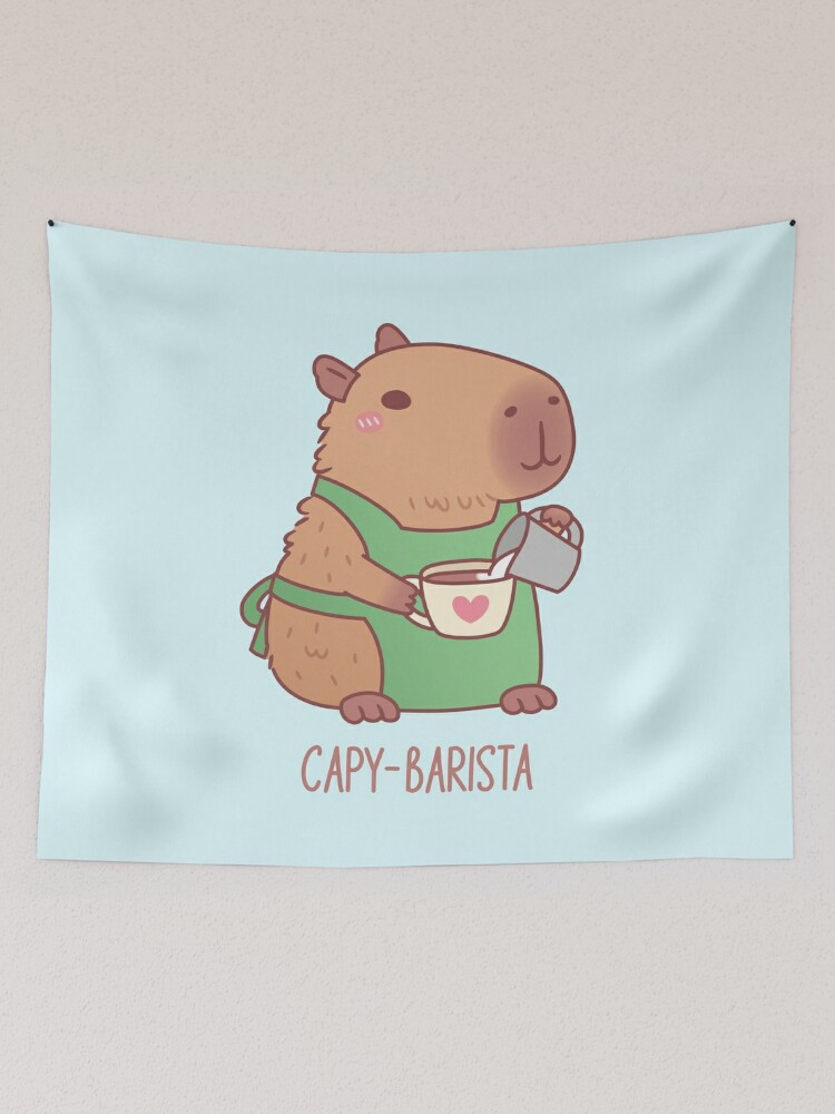 Funny Capybara Tapestry Wall Hanging Room Decoration Aesthetic