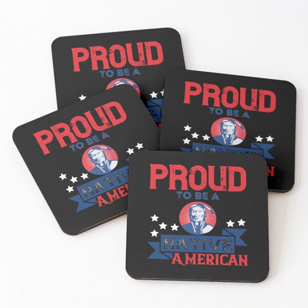 Item preview,  Native America Heritage Month Proud To Be A Native American Black Background designed and sold by RockBeeDesigns.
