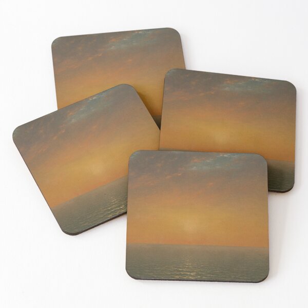 Item preview, Sunset on the Sea Painting designed and sold by vintagemother.