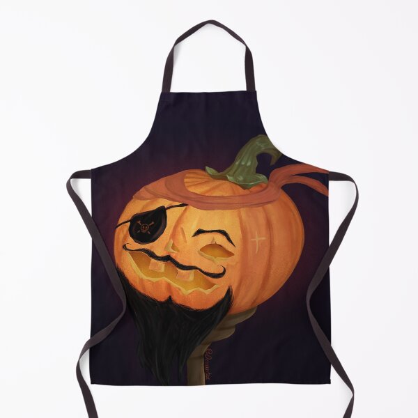 Item preview, HALLOWEEN PIRATE PUMPKIN HEAD designed and sold by dennaibz.