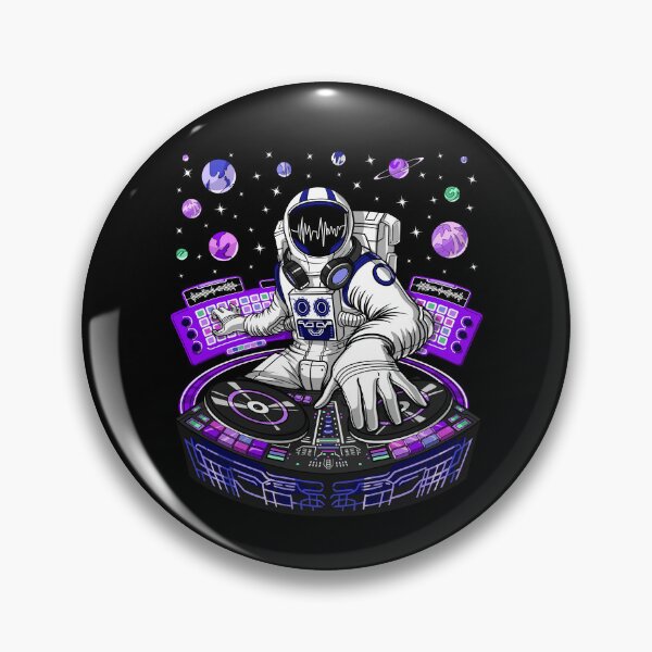 Item preview, Astronaut Psychedelic DJ designed and sold by underheaven.