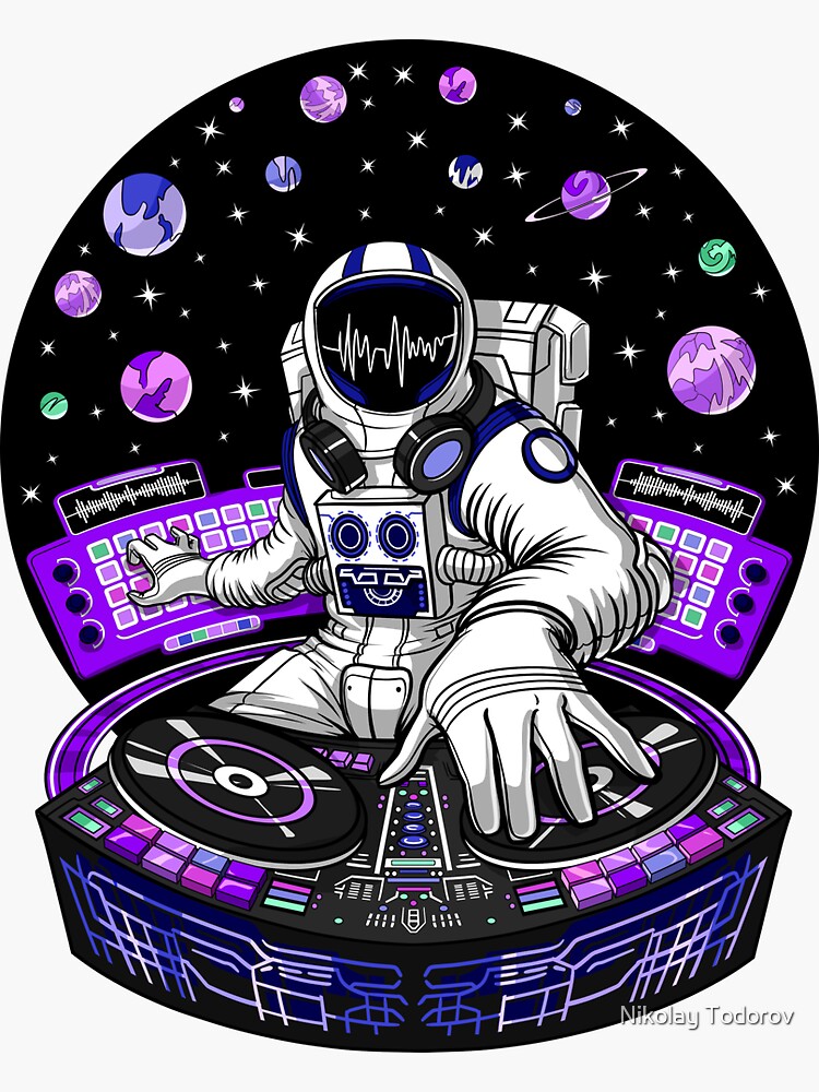 Discover Astronaut Psy.chedelic DJ Sticker
