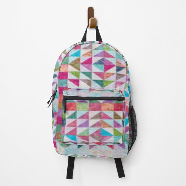 Item preview, Patchwork Art Mosaic Shapes Square Triangle Rhombus Different Colors designed and sold by ErisMerch.