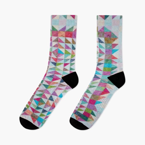 Item preview, Patchwork Art Mosaic Shapes Square Triangle Rhombus Different Colors designed and sold by ErisMerch.