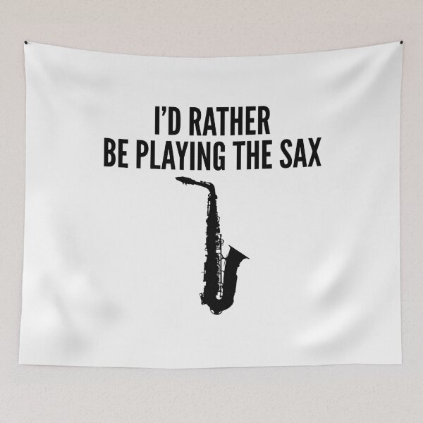 Item preview, I'd Rather Be Playing The Sax Saxophone Gift Idea designed and sold by throwbackgamer.