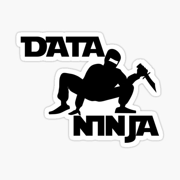 Data Ninja Stickers for Sale | Redbubble