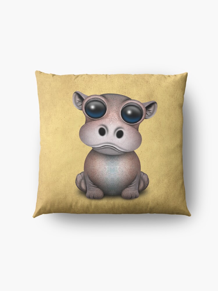 Alternate view of Cute Baby Hippo Floor Pillow