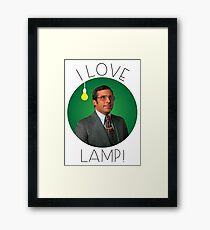 I love lamp Framed Print