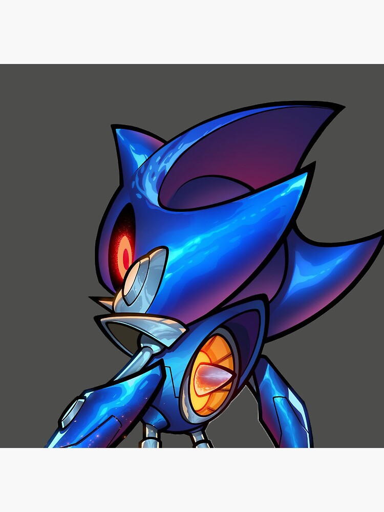 Metal Sonic Menacing Magnet for Sale by Keerl