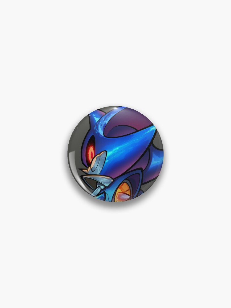 Metal Sonic 1.75 enamel pin by Keeeff Co. — House of 1000 Pins