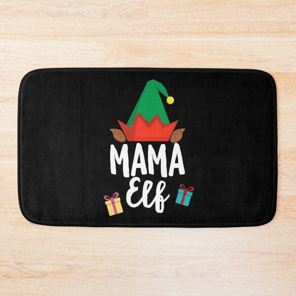 Item preview, Mama Elf Melanin Christmas African American Elf Matching Family Xmas designed and sold by QueenOfPrint.
