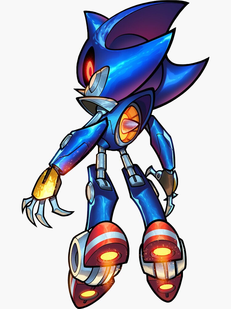 Metal Sonic Menacing | Sticker