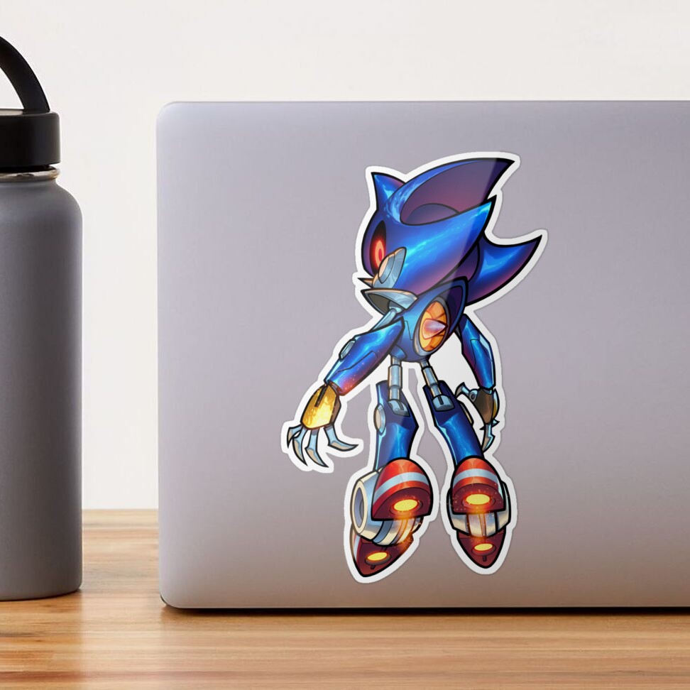 Metal Sonic Menacing Sticker for Sale by Keerl