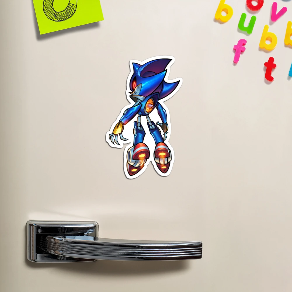 Metal Sonic Menacing Magnet for Sale by Keerl