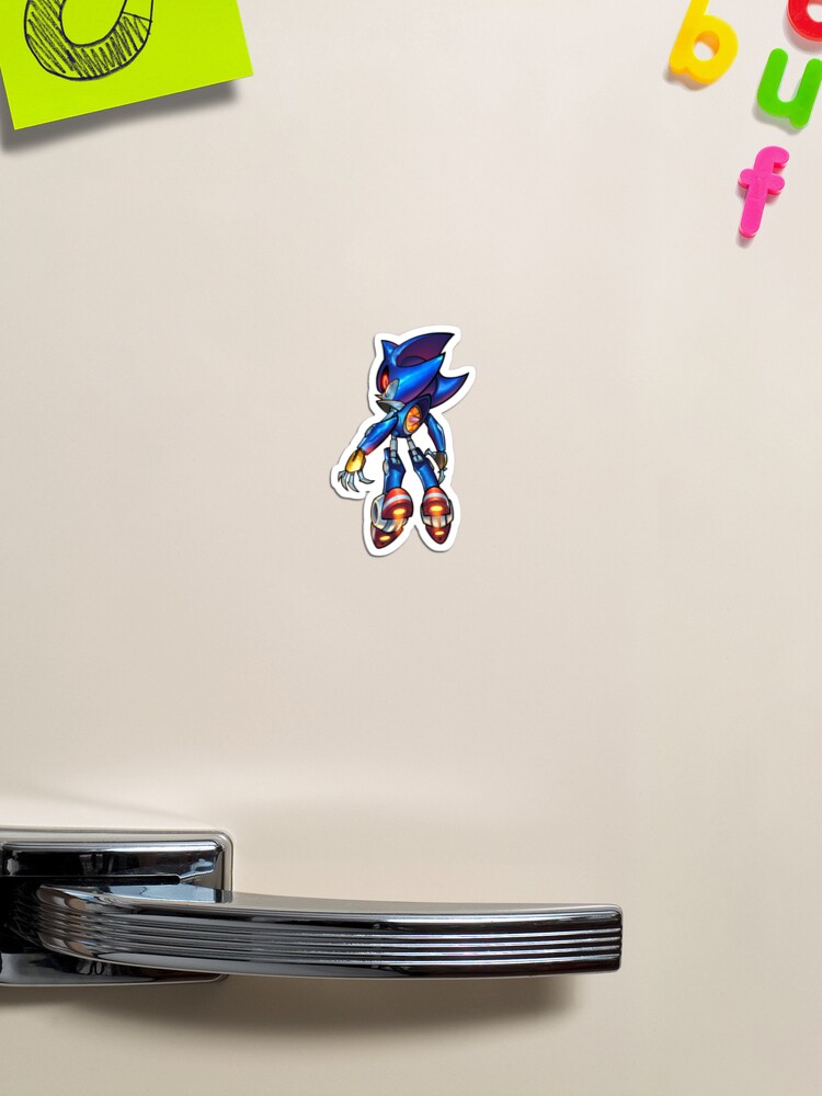 Metal Sonic Menacing Magnet for Sale by Keerl