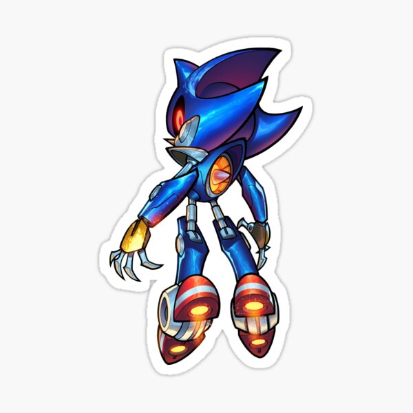 Metal Sonic Menacing Sticker for Sale by Keerl