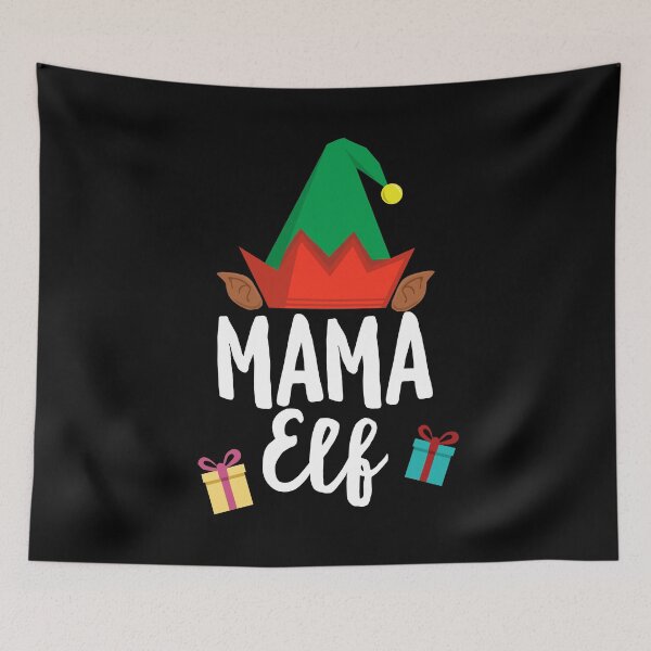 Item preview, Mama Elf Melanin Navidad Elfo afroamericano Familia a juego Navidad designed and sold by QueenOfPrint.