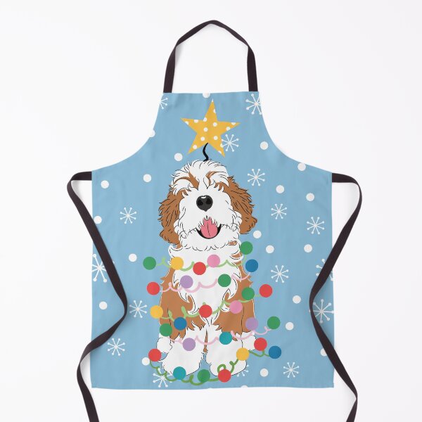 Item preview, Red Sable Bernedoodle Christmas Tree designed and sold by Lulupainting.