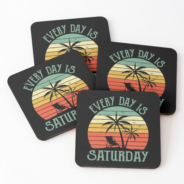 Item preview, Every Day Is Saturday Funny Retired Vintage designed and sold by Abaddon-art.