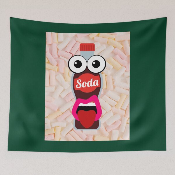Item preview, Soda Rosada Camiseta designed and sold by Zanglak.