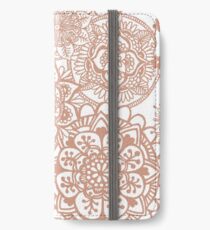 Rose Gold Mandala Pattern iPhone Wallet/Case/Skin