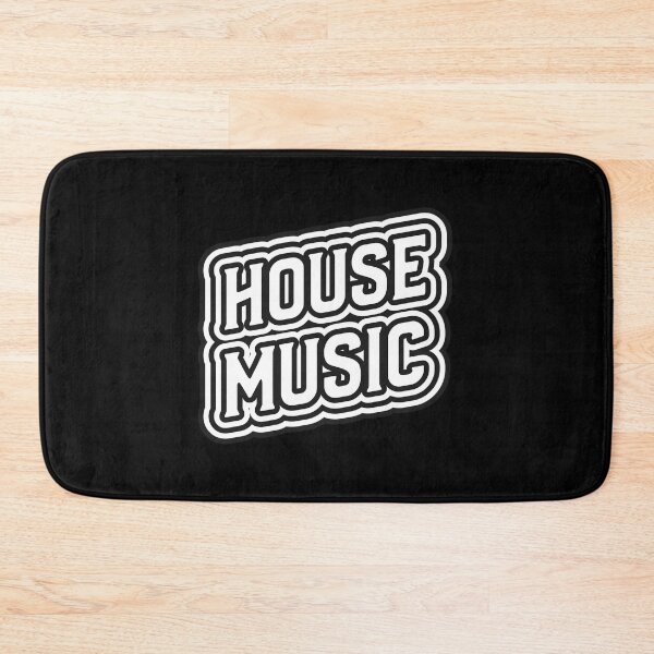 Item preview, HOUSE MUSIC - Bold Outline designed and sold by Discothreadz.