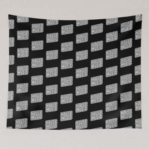 Item preview, HOUSE MUSIC - Bold Outline designed and sold by Discothreadz.