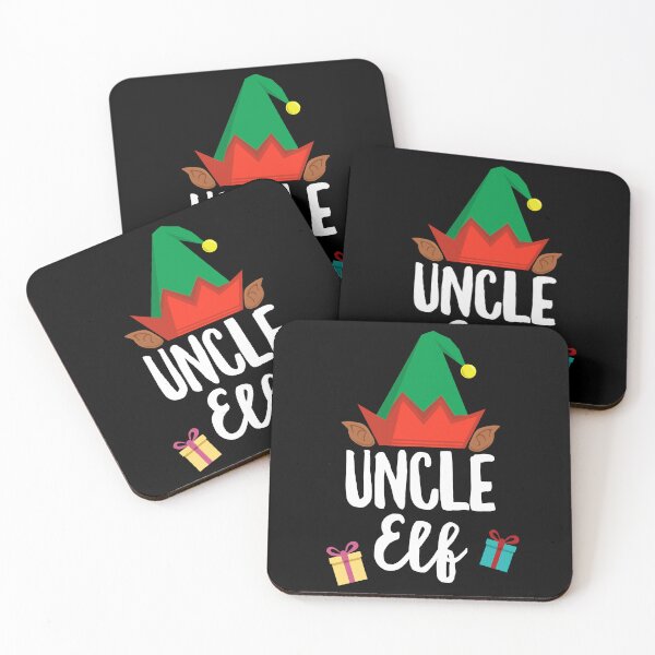 Item preview, Uncle Elf Melanin Christmas African American Elf Matching Family Xmas designed and sold by QueenOfPrint.