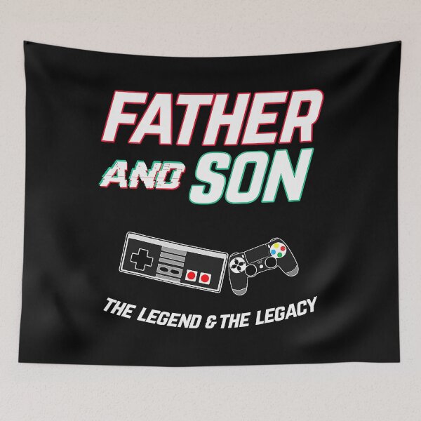 Item preview, Father And Son The Legend And The Legacy Gamer Video Gaming designed and sold by Abaddon-art.