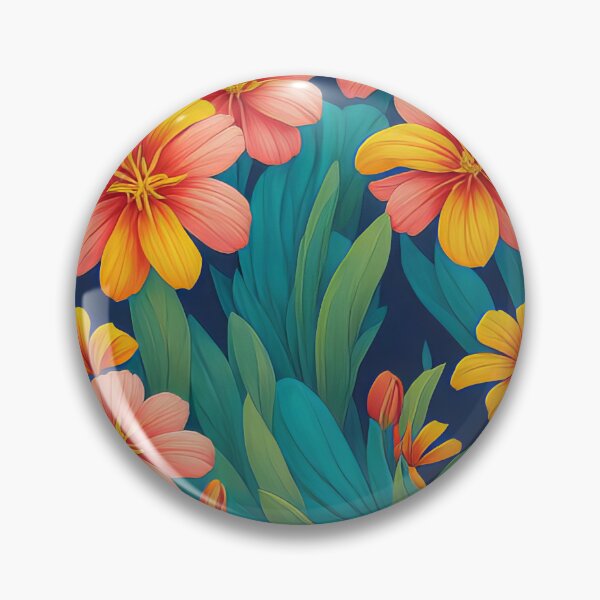 Artikelvorschau, Fun flowers tropical pattern entworfen und verkauft von Purple-Horizon.