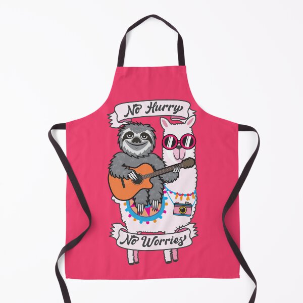 Item preview, Sloth Llama No Hurry No Worries designed and sold by plushism.