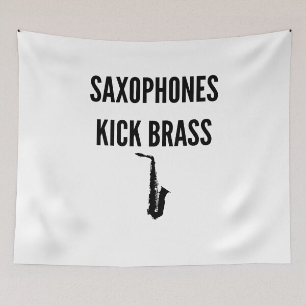Item preview, Saxophones Kick Brass Sax Gift Idea designed and sold by throwbackgamer.