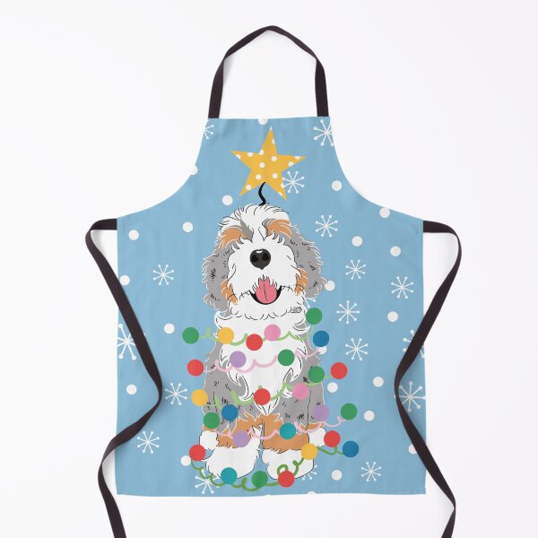Item preview, Blue Merle Bernedoodle Christmas Tree designed and sold by Lulupainting.