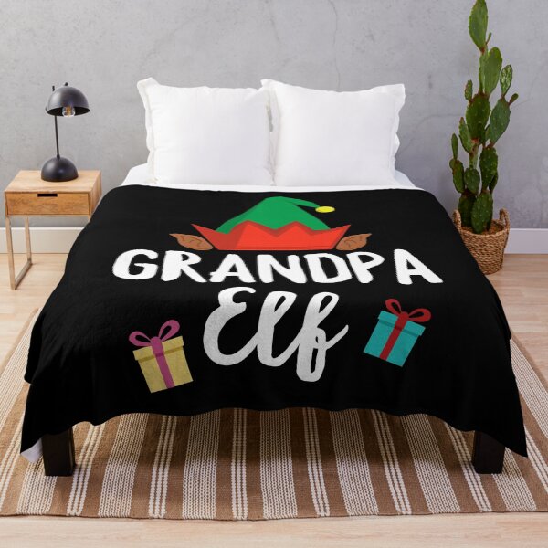 Item preview, Grandpa Elf Melanin Christmas African American Elf Matching Family Xmas designed and sold by QueenOfPrint.